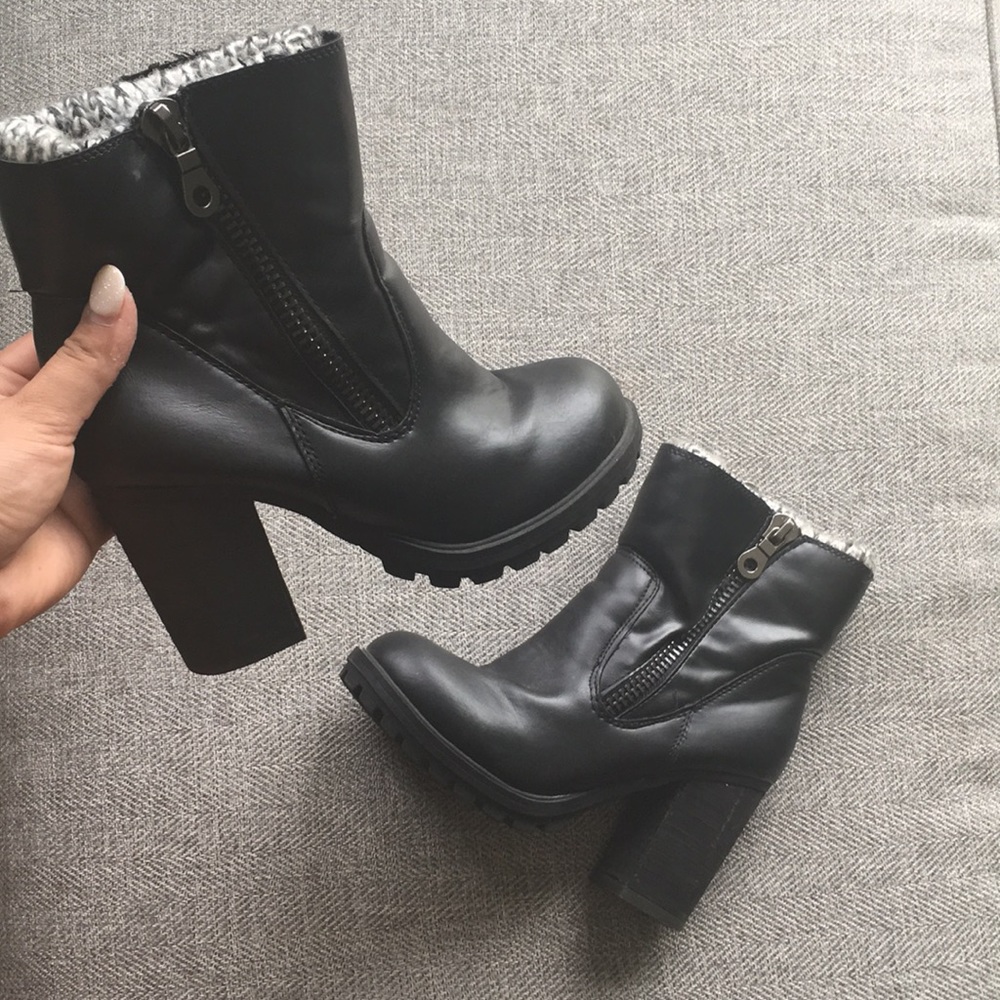 Steve Madden heel booties